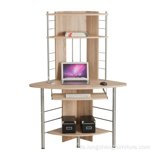 Multifunktionaler Eck-Computer-Tower-Schreibtisch